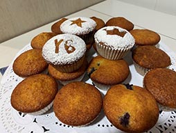 Muffins de los alumnos del colegio britanico de Cártama